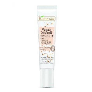 Bielenda - Augencreme - Vegan Muesli Moisturizing And Soothing Eye Cream Oats + Wheat + D-Panthenol