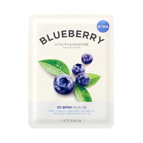 Its Skin - Gesichtsmaske - The Fresh Mask Sheet - Blueberry