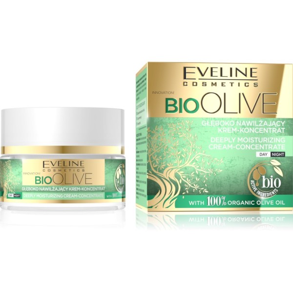 Eveline Cosmetics - Gesichtscreme - Bio Olive - Deeply Moisturizing Cream-Concentrate 50ml