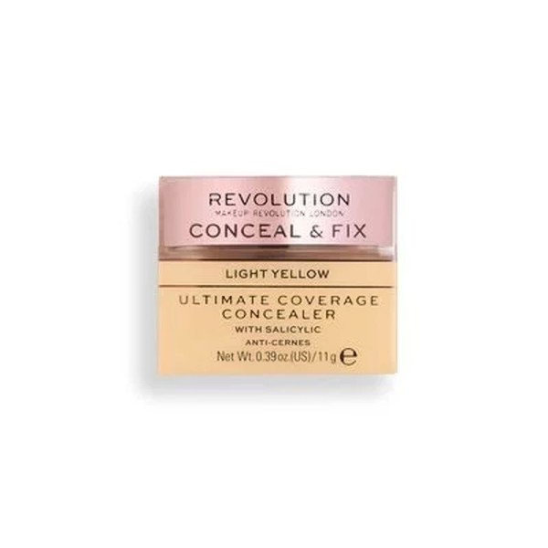 Revolution - Conceal & Fix Ultimate Coverage Concealer - Light Yellow