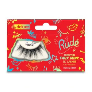RUDE Cosmetics - 3D Wimpern - Essential Faux Mink Deluxe 3D Lashes - Honey