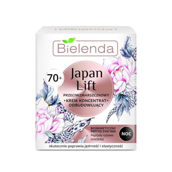 Bielenda - Nachtcreme - Japan Lift Rebuilding Antiwrinkle Face Cream-Concentrate 70+ Night
