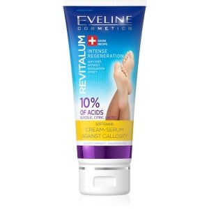 Eveline Cosmetics - Fußcreme - Revitalum Softening Cream-Serum gegen Hornhaut 10% Glycol-, Zitronen-