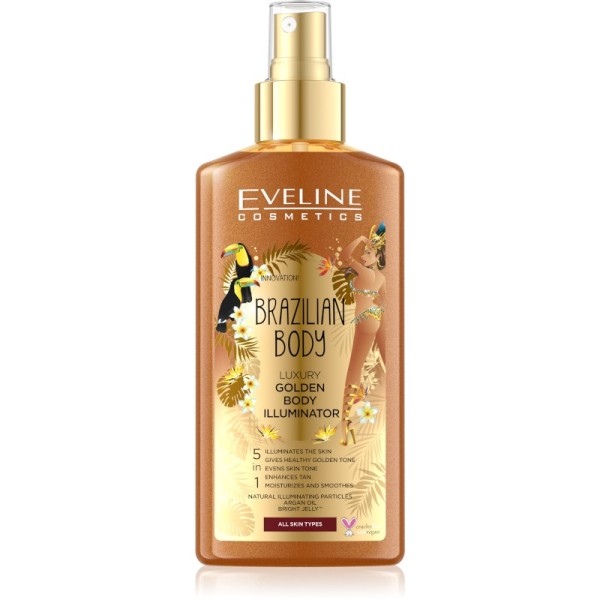 Eveline Cosmetics - Spray per il corpo - Brazilian Body Golden Body Illuminator - 150ml