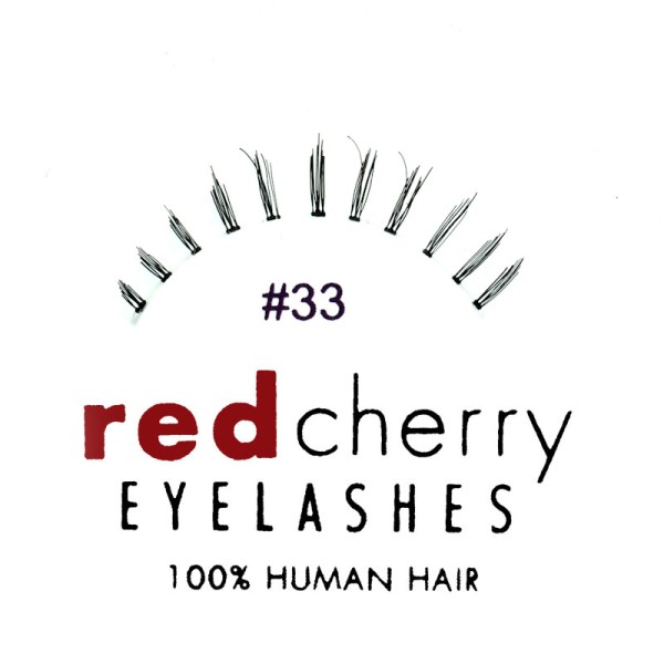 Red Cherry - Lower Eyelashes No. 33 Lulu - Human Hair