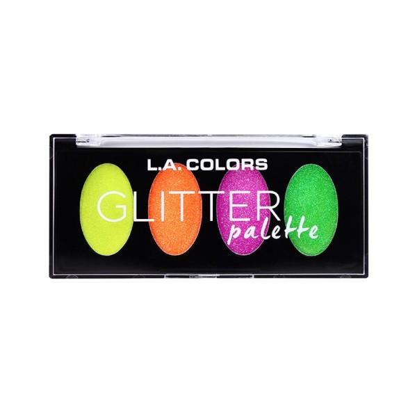 LA Colors - Lidschattenpalette - Glitter Palette - Delightful