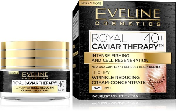 Eveline Cosmetics - Gesichtscreme - Royal Caviar Therapy Tagescreme 40+