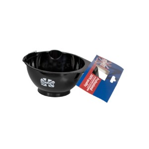 Ronney Professional - Färbeschale - Hairdressing Accessories Tinting Bowl with Rubber 300 ml - Black
