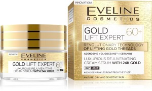 Eveline Cosmetics - Gesichtscreme - Gold Lift Expert Tag- und Nachtcreme 60+