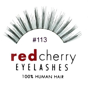 Red Cherry - False Eyelashes No. 113 Sabin - Human Hair