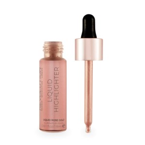 Makeup Revolution - Flüssiger Highlighter - Liquid Highlighter - Liquid Rose Gold
