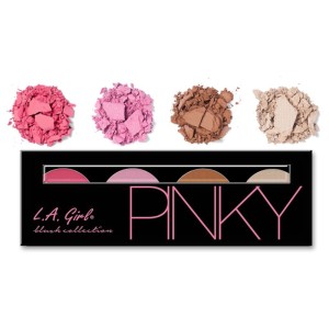 LA Girl - Makeuppalette - Beauty Brick Blush Collection - Pinky
