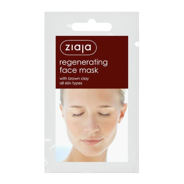 Ziaja - regenerating face mask with brown clay