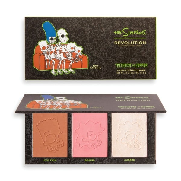 Revolution - Gesichtspalette - x The Simpsons Treehouse of Horror Fearful Face Palette Spooktacular