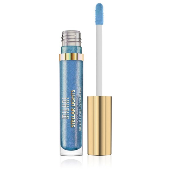 Milani - Lip Gloss - Stellar Lights Holographic Lip Gloss - Iridescent Blue
