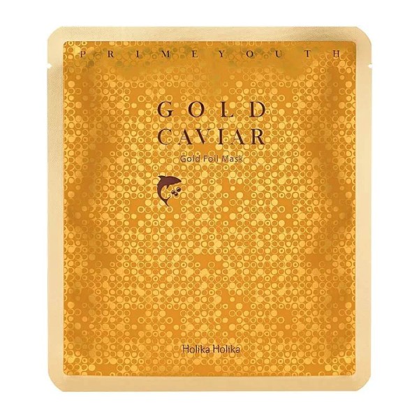 Holika Holika - Gesichtsmaske - Gold Caviar Gold Foil Mask