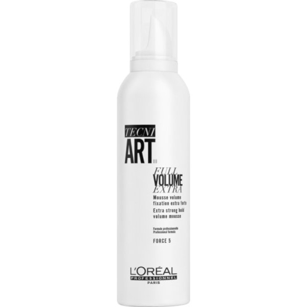 Loreal Professionnel - Mousse per i capelli - Tecni Art Full Volume Extra - Extra Strong Hold Volume Mousse