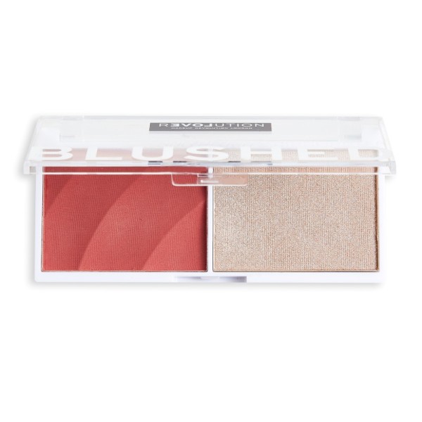 Revolution Relove - Rouge & Highlighter - Blushed Duo Blush & Highlighter - Cute
