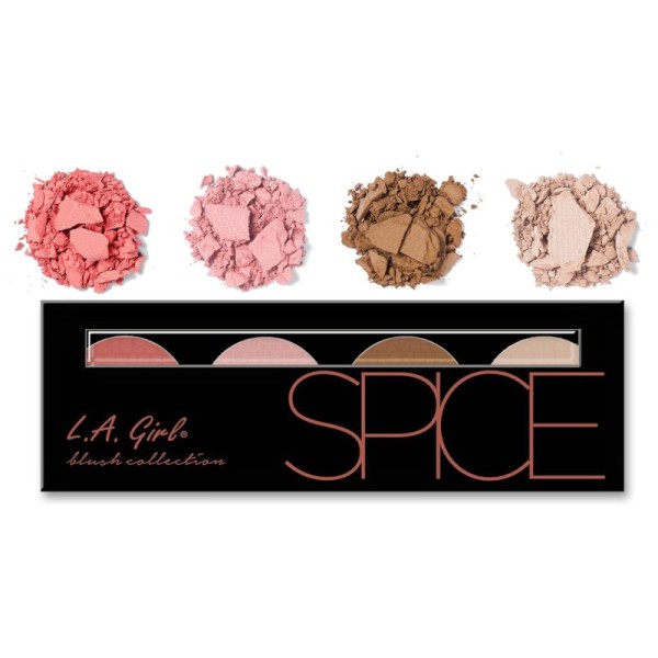 LA Girl - Makeuppalette - Beauty Brick Blush Collection - Spice