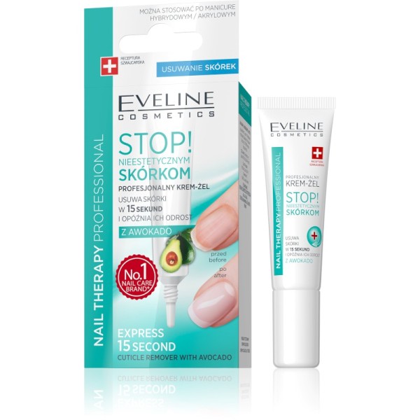 Eveline Cosmetics - rimozione della cuticola - Nail Therapy Professional Express 15 Second Cuticle Remover