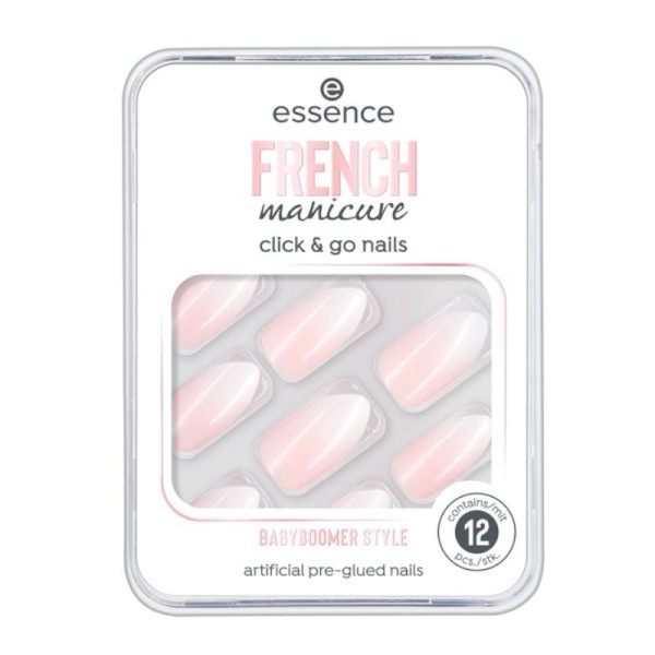 essence - Kunstnägel - french manicure click & go nails 02 - babyboomer style