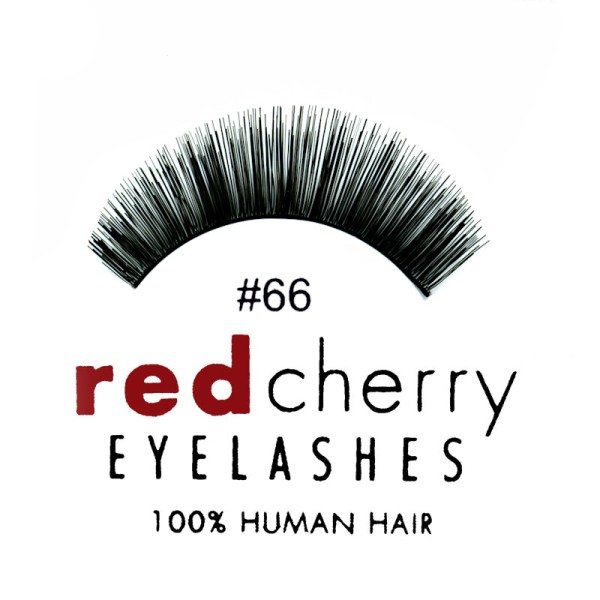 Red Cherry - False Eyelashes No. 66 Presley - Human Hair