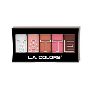 LA Colors - Lidschattenpalette - 5 ColorMatte Eyeshadow - Pink Chiffon